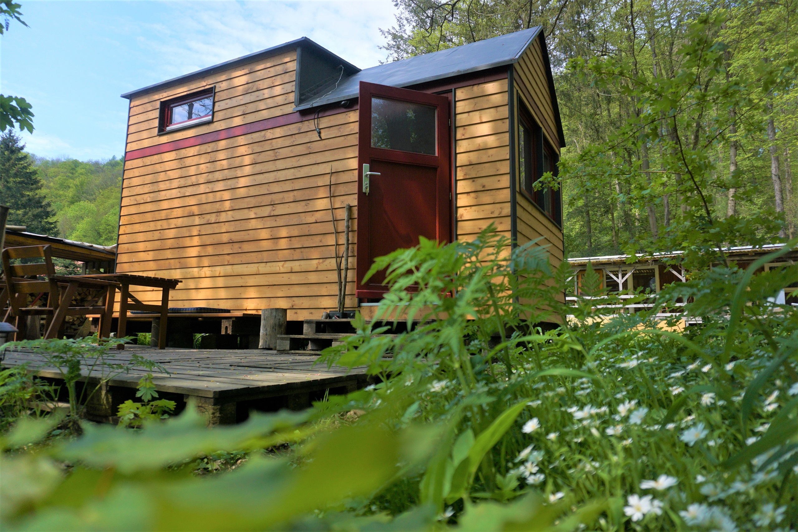 Tiny House im Frühling