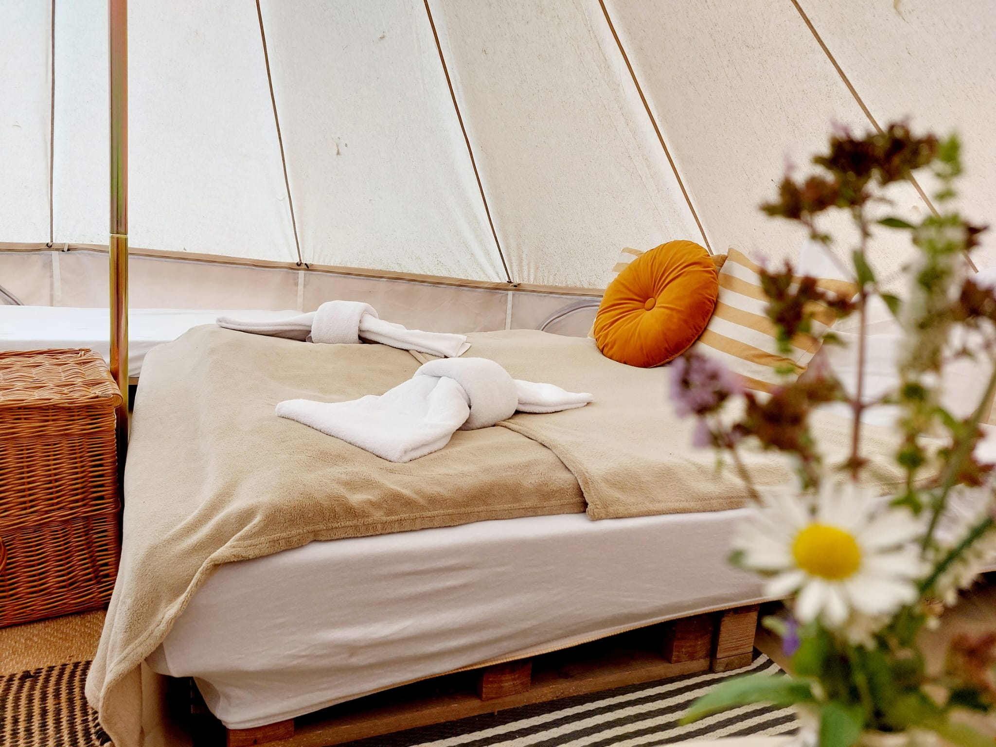 Rundzelt: Glamping im Harz